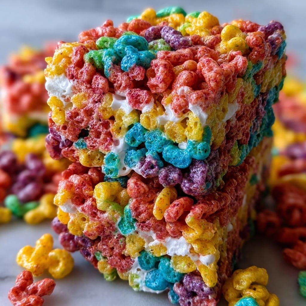 Fruity Pebbles Treats Recipe - Recipe Image