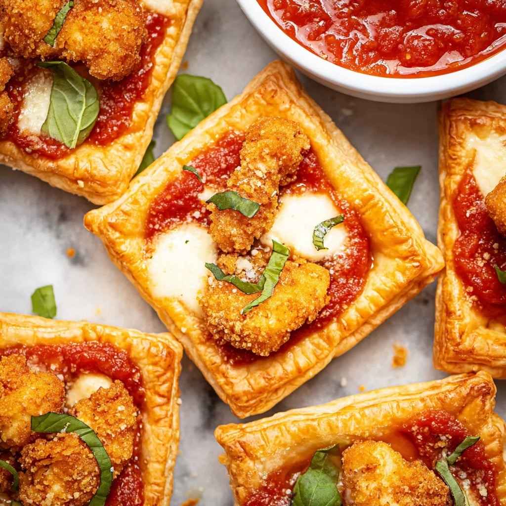 Chicken Parmesan Puff Pastry Bites Recipe