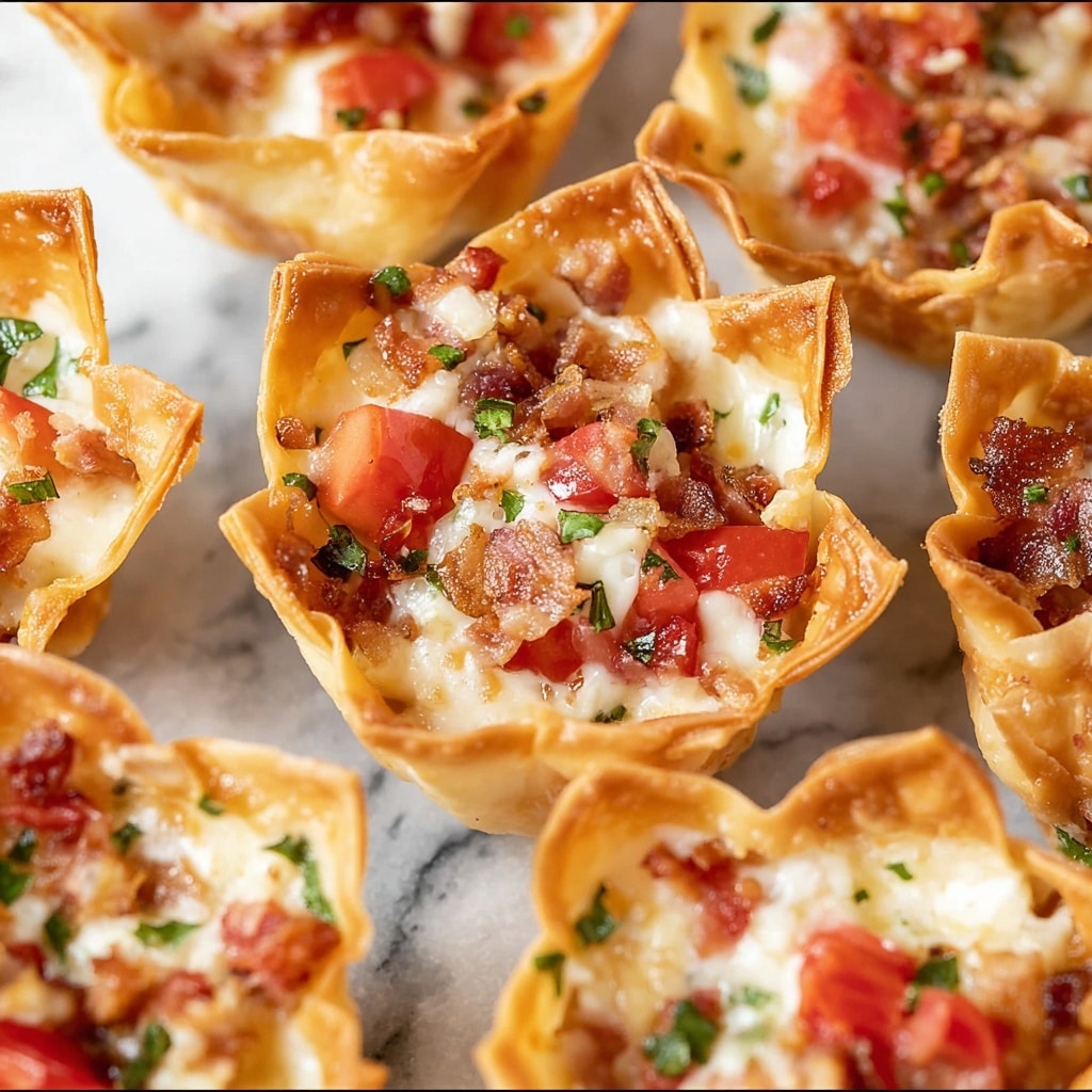 Kentucky Hot Brown Wontons Recipe - Recipe Image