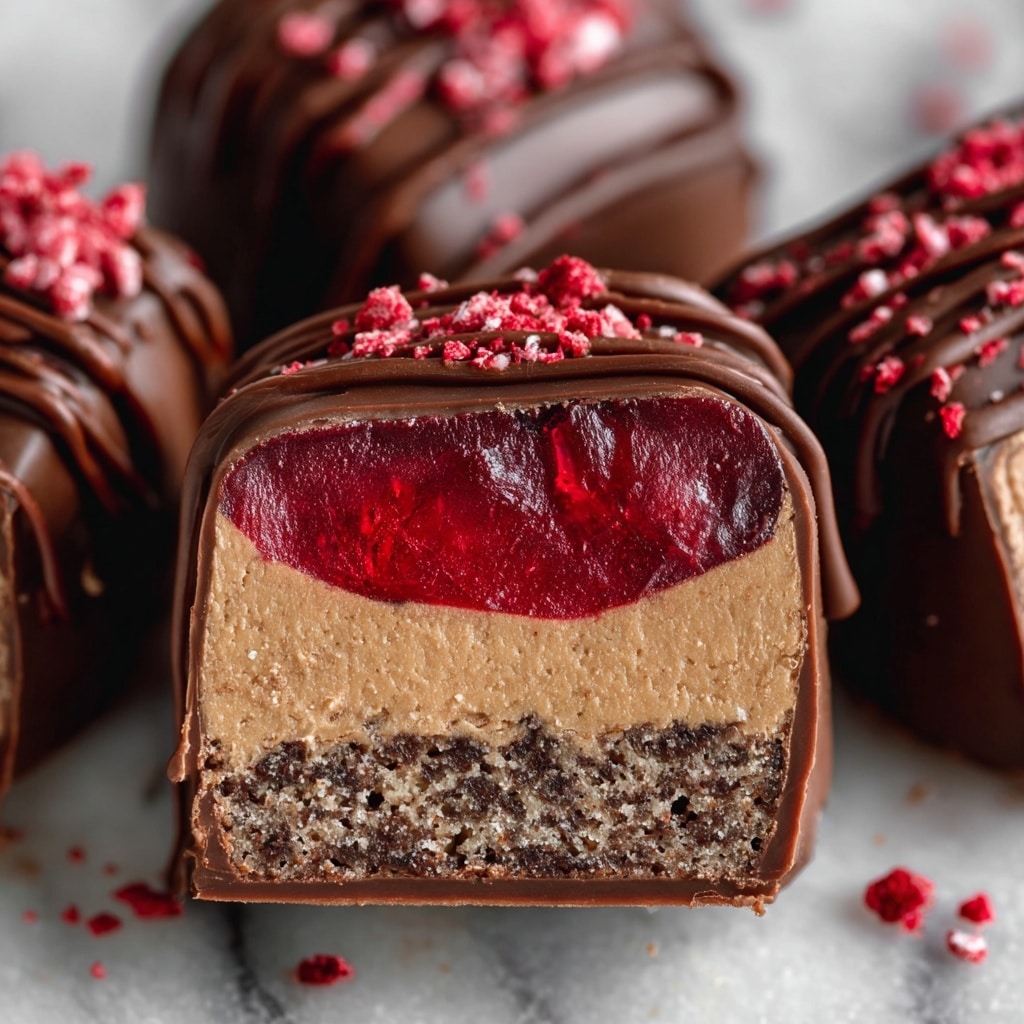 Raspberry Mocha No-Bake Brownies Recipe