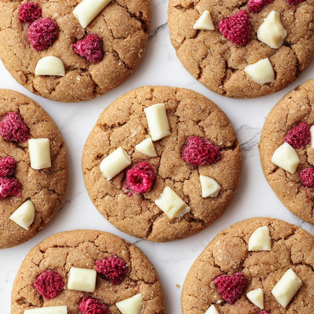 Raspberry White Chocolate Almond Flour Cookies Recipe - Recipe Image