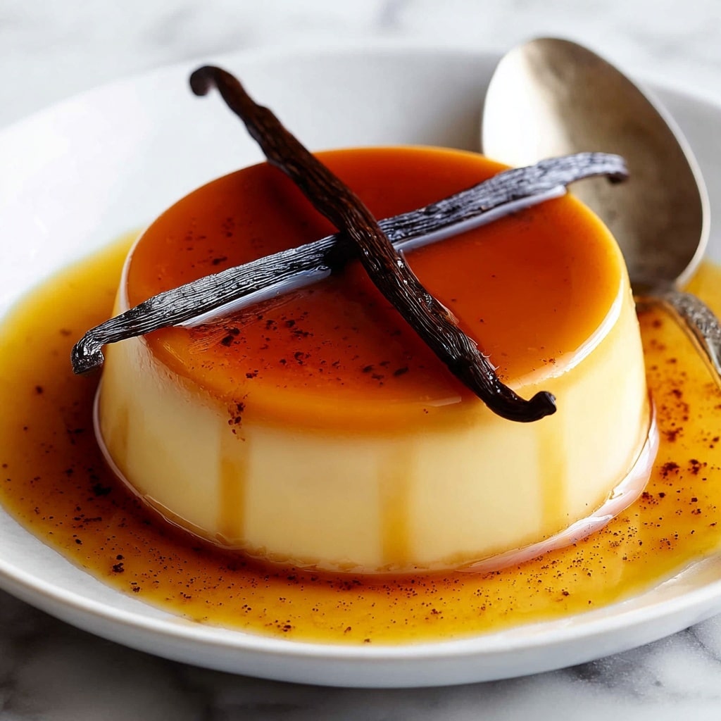 Vegan Creme Caramel (Flan) Recipe - Recipe Image