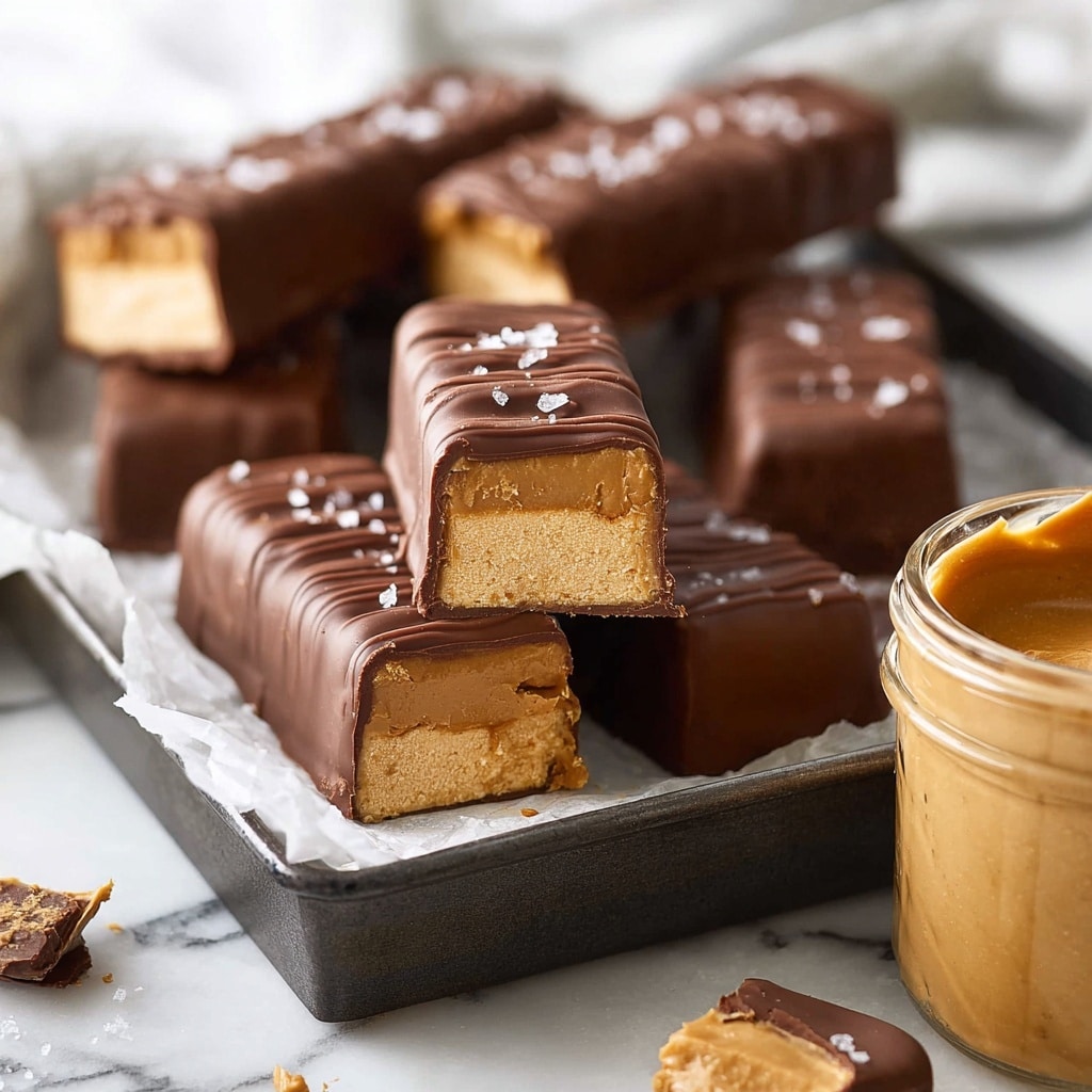 Vegan Peanut Butter Twix Bars Recipe - Recipe Image