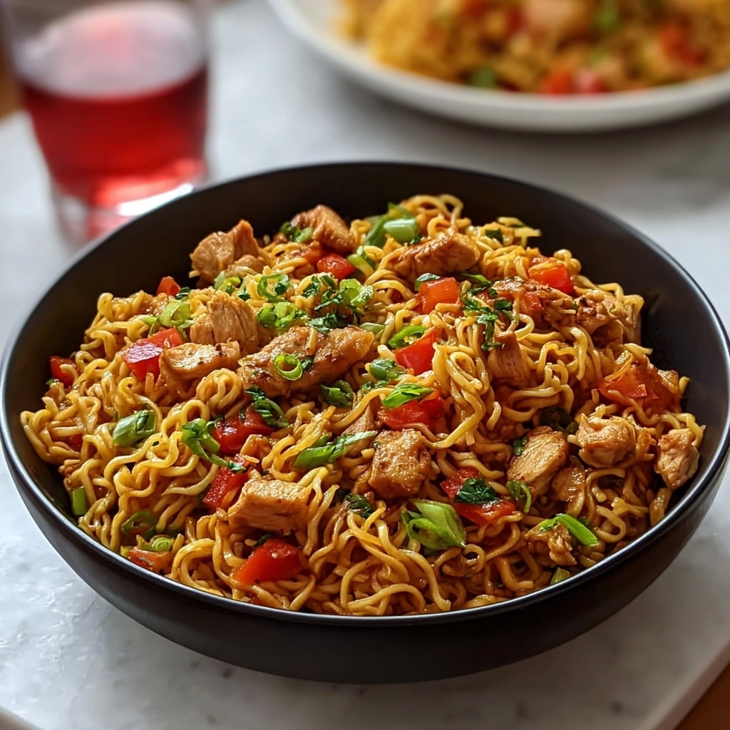 Chicken Ramen Stir Fry Recipe - Recipe Image