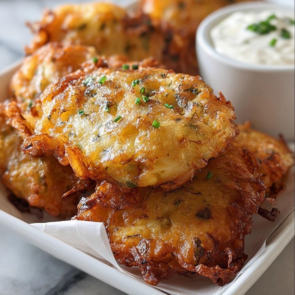 Dill Pickle Chicken Fritters Recipe
