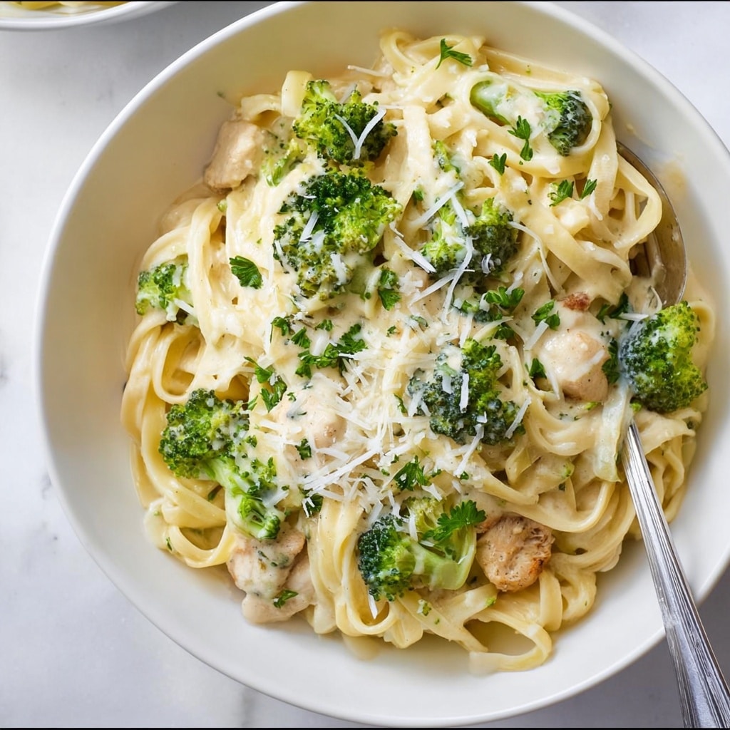 Creamy Broccoli Chicken Pasta Recipe - Recipe Image
