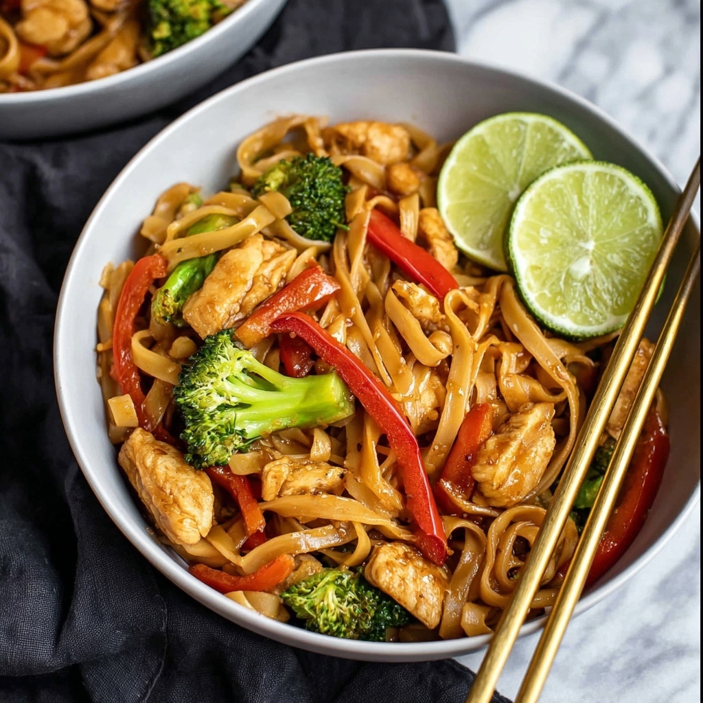 Drunken Noodles (Pad Kee Mao) Recipe - Recipe Image