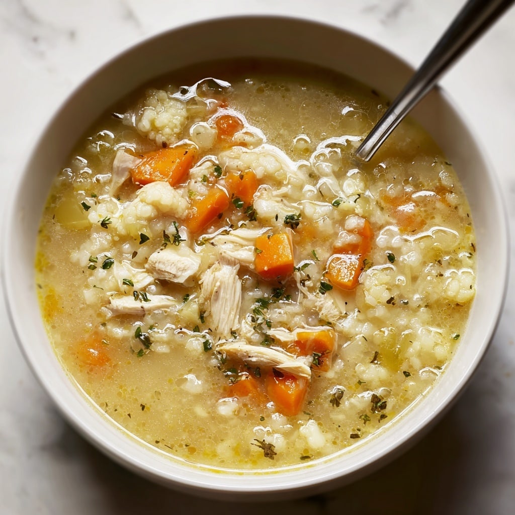 Anti-Inflammatory Cauliflower Chicken Soup Recipe - Recipe Image