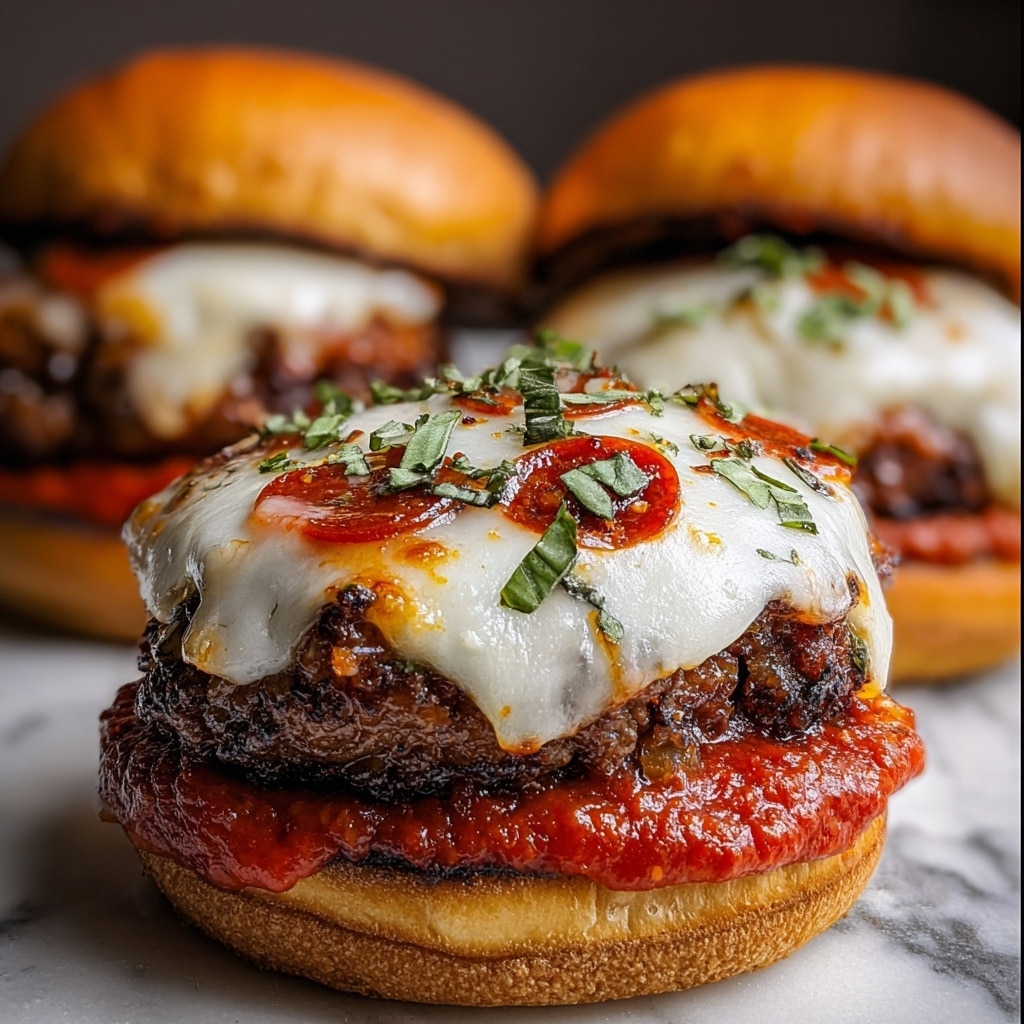 Pizza Burgers Recipe - Recipe Image
