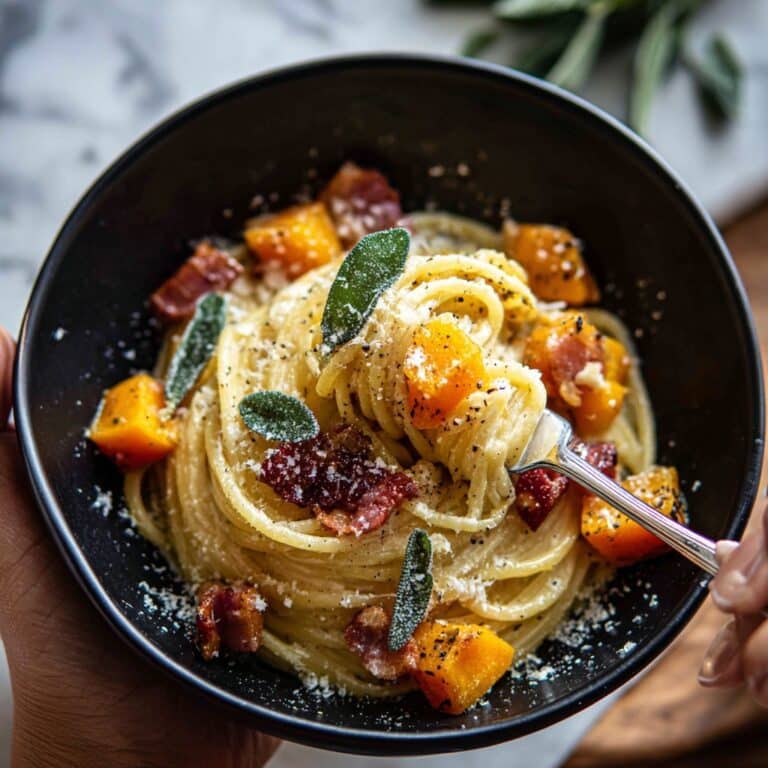 Roasted Butternut Squash and Sage Pasta Recipe
