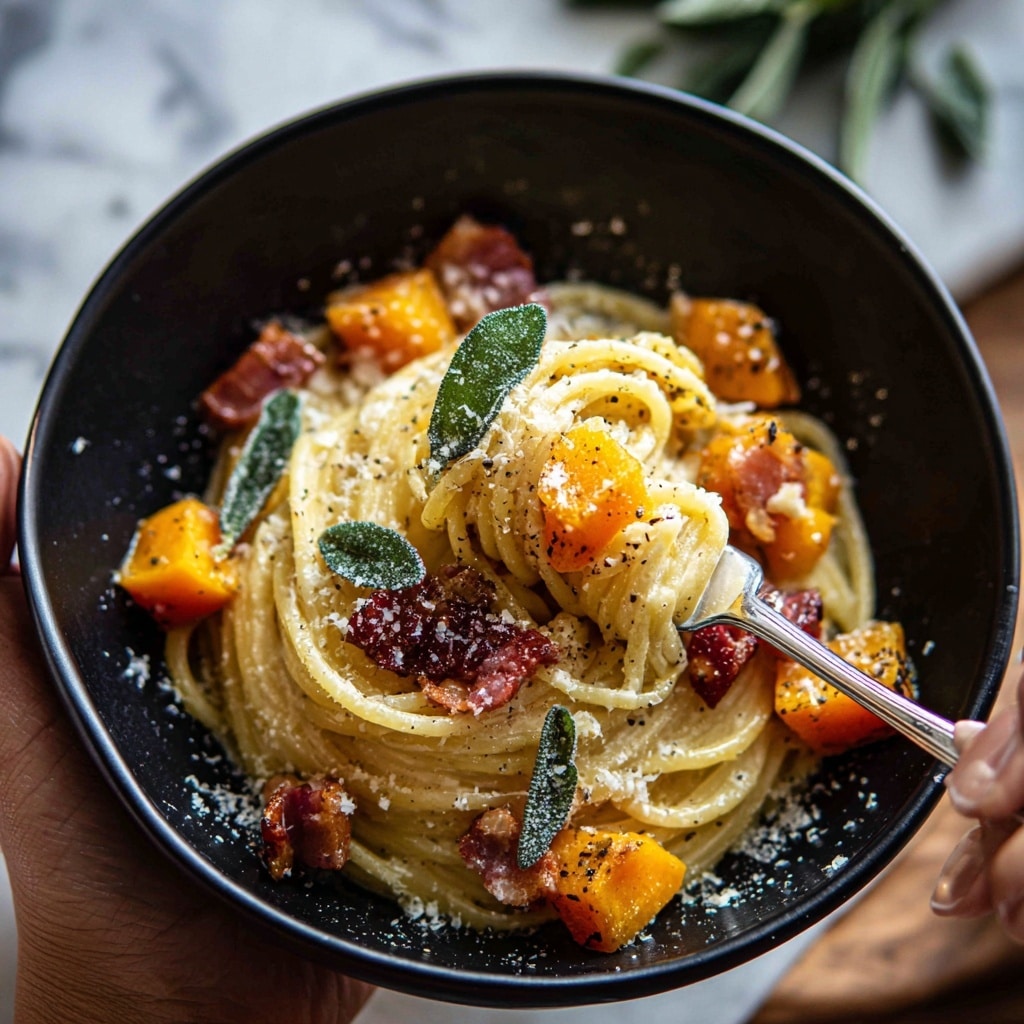 Roasted Butternut Squash and Sage Pasta Recipe