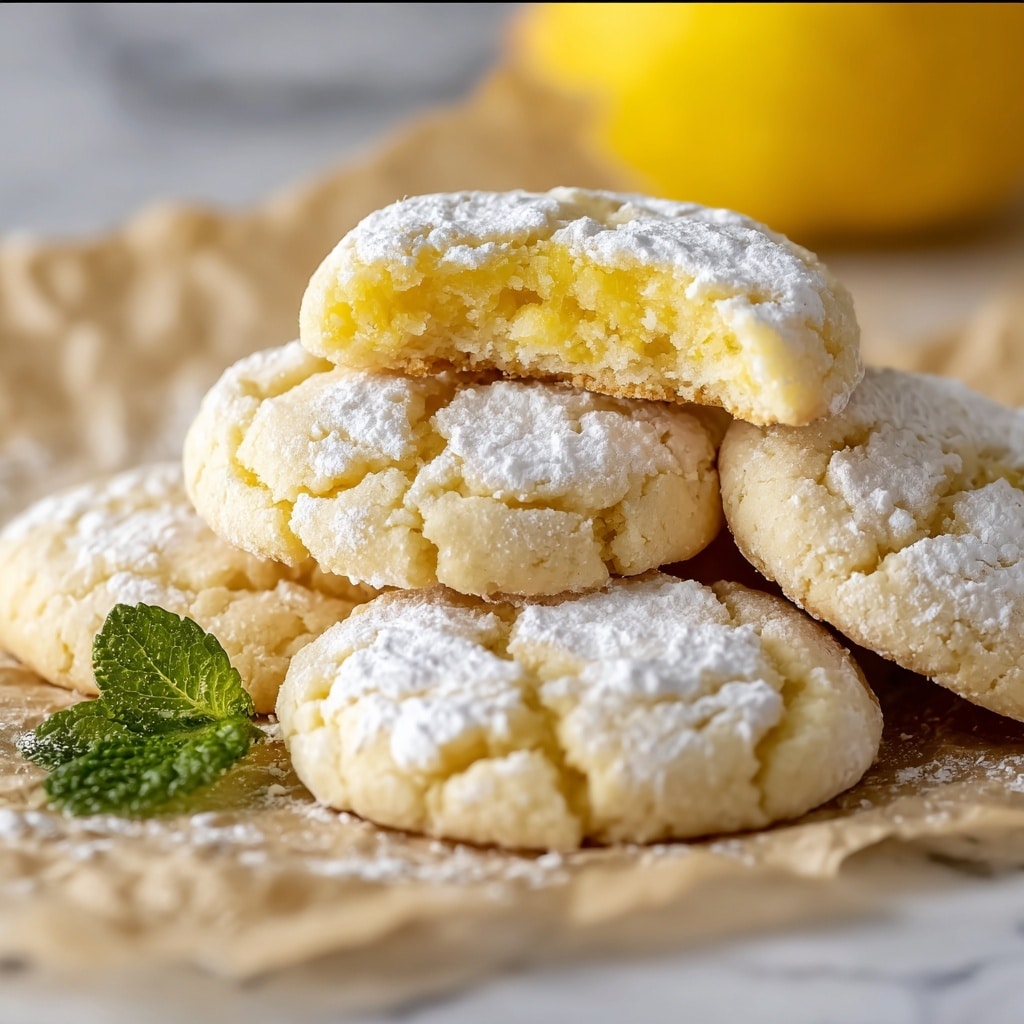 Zesty Lemon-Filled Cookies Recipe - Recipe Image