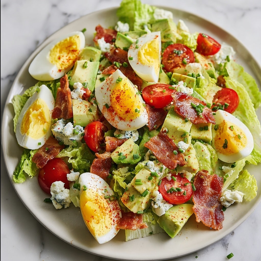 Keto Cobb Egg Salad Recipe - Recipe Image