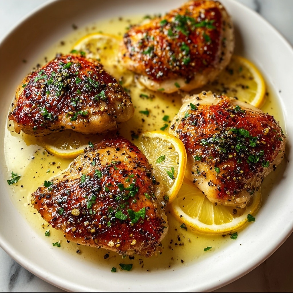Lemon Chicken with Lemon Butter Sauce Recipe - Recipe Image