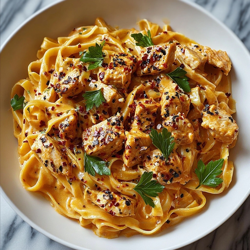 Cowboy Butter Chicken Linguine: A Flavorful Twist on Classic Pasta Dishes Recipe - Recipe Image