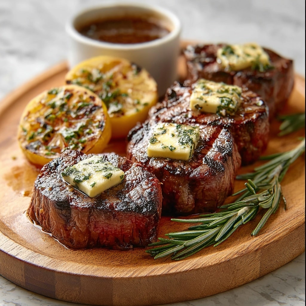 Grilled Tenderloin With Herb Butter and Seasoning Recipe - Recipe Image