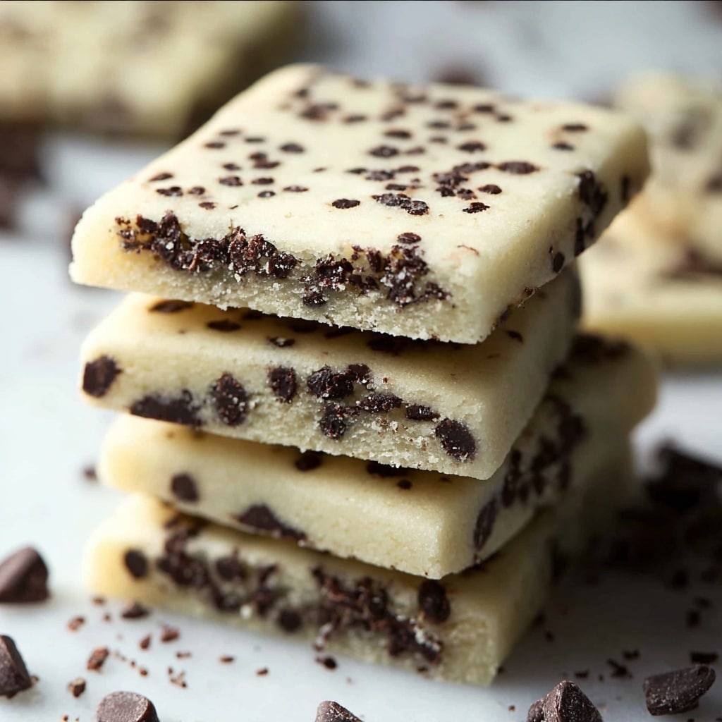 Dippable Chocolate Chip Shortbread Treats Recipe - Recipe Image