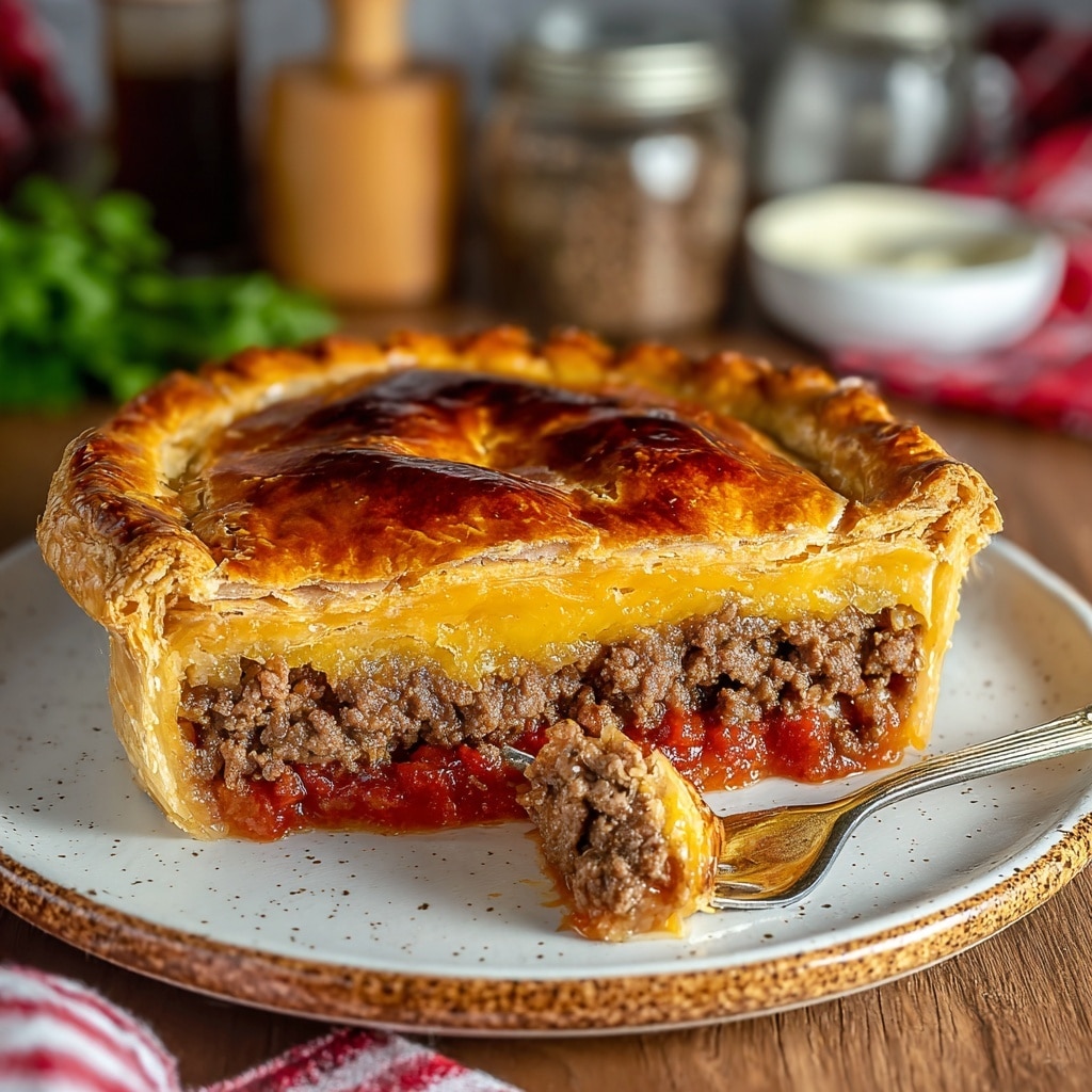 Easy Hamburger Pie Recipe - Recipe Image