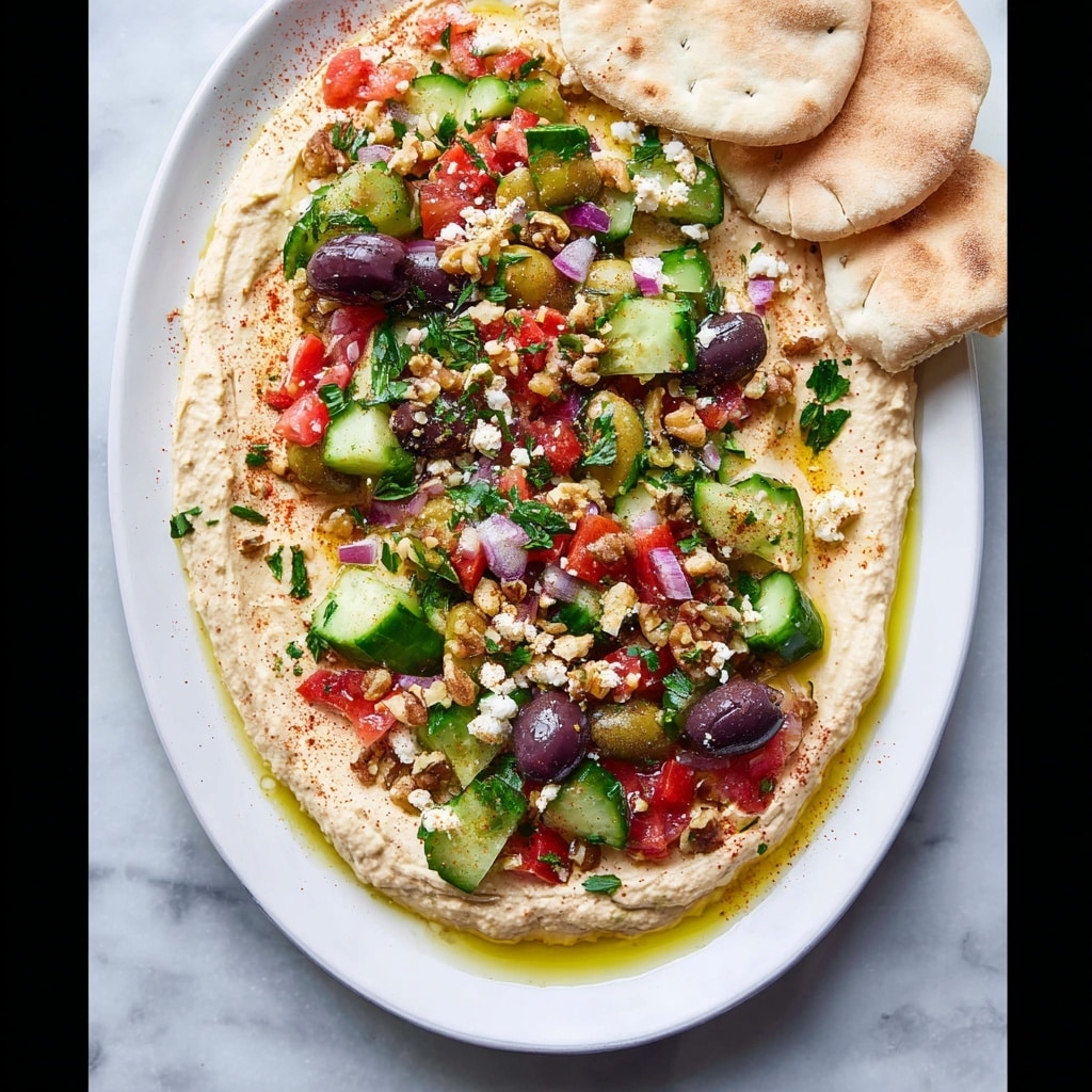 Best Loaded Hummus Recipe - Recipe Image