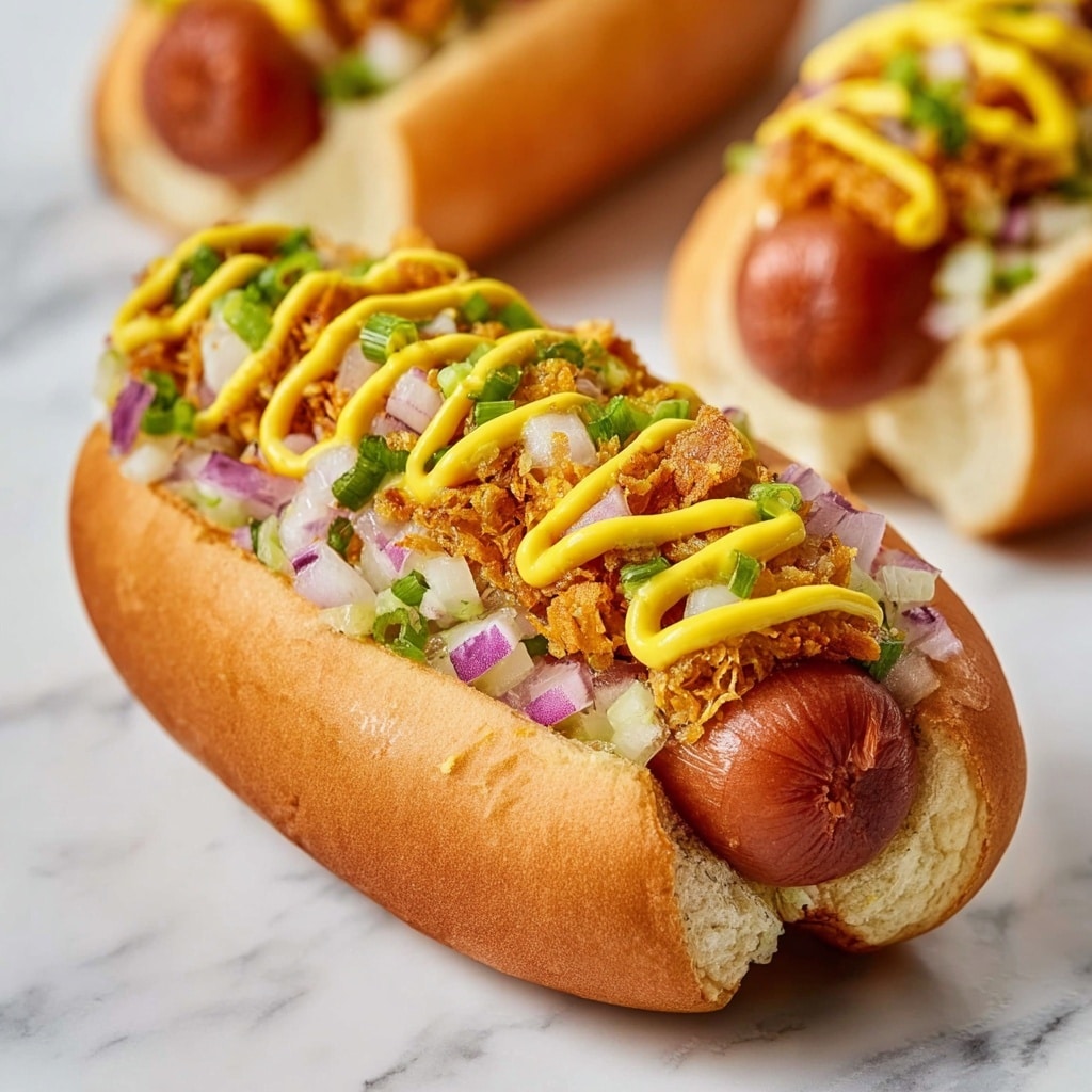 Loaded Scandi Hot Dogs Recipe - Recipe Image