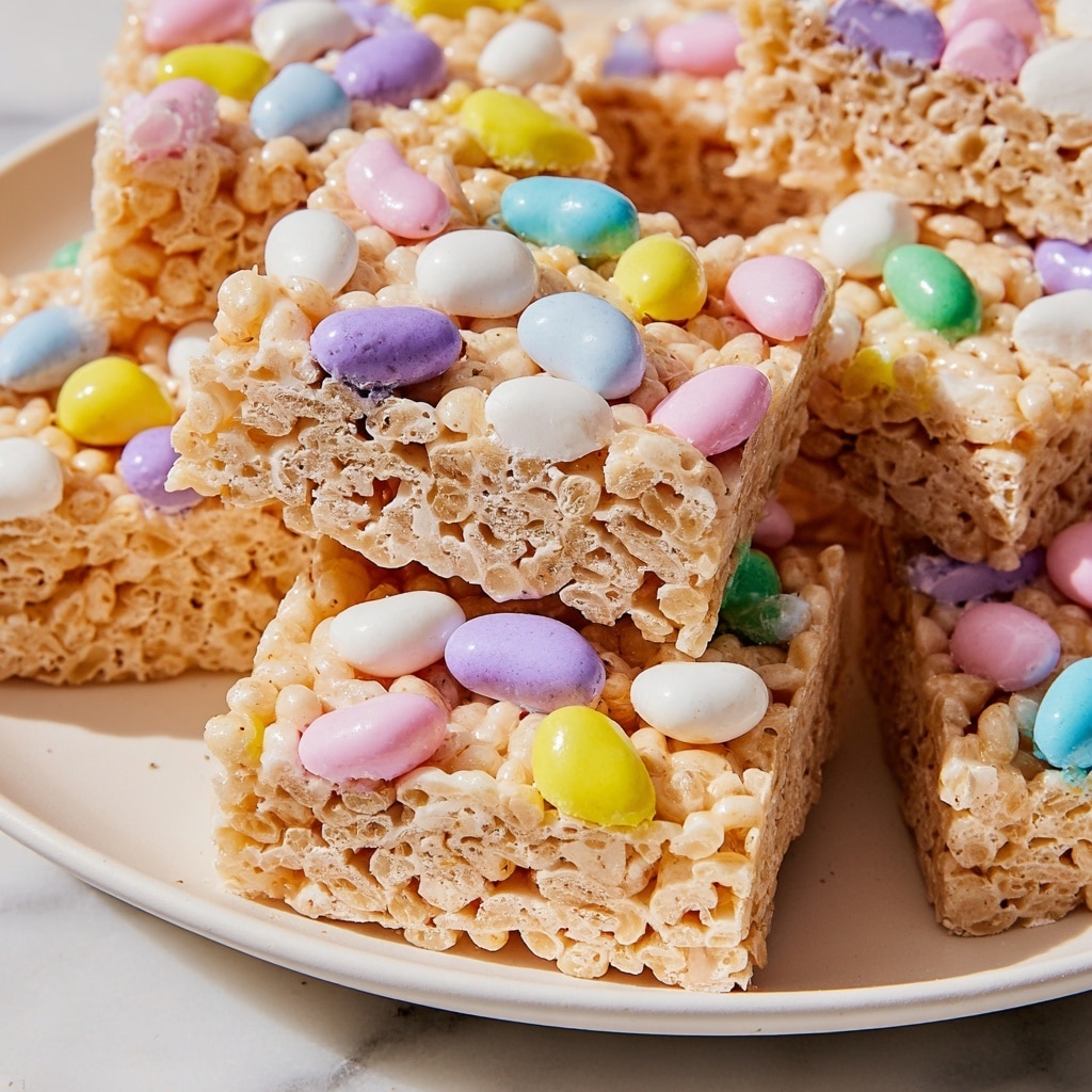 Easter Rice Krispie Bars Recipe - Recipe Image