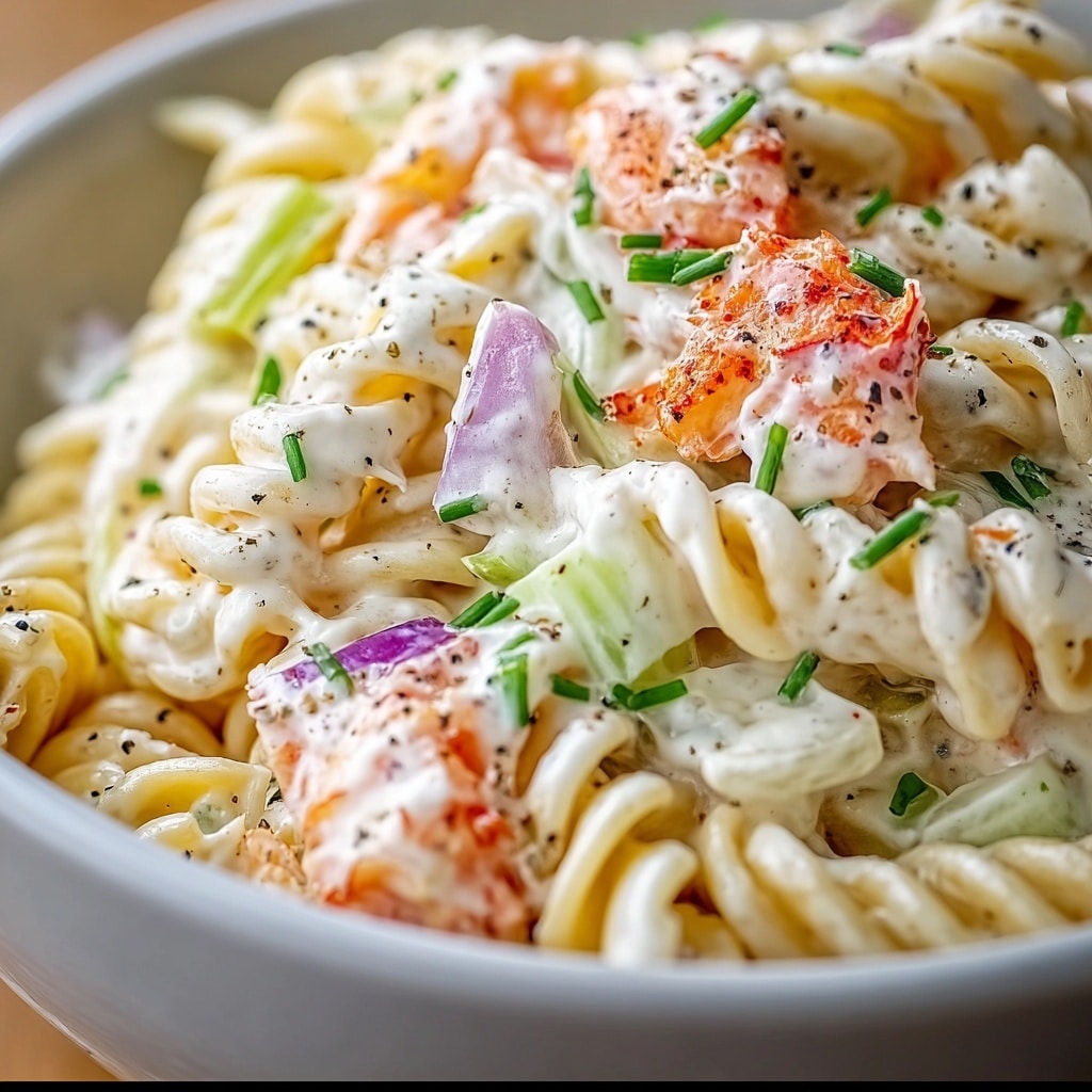 Lobster Roll Pasta Salad Recipe - Recipe Image