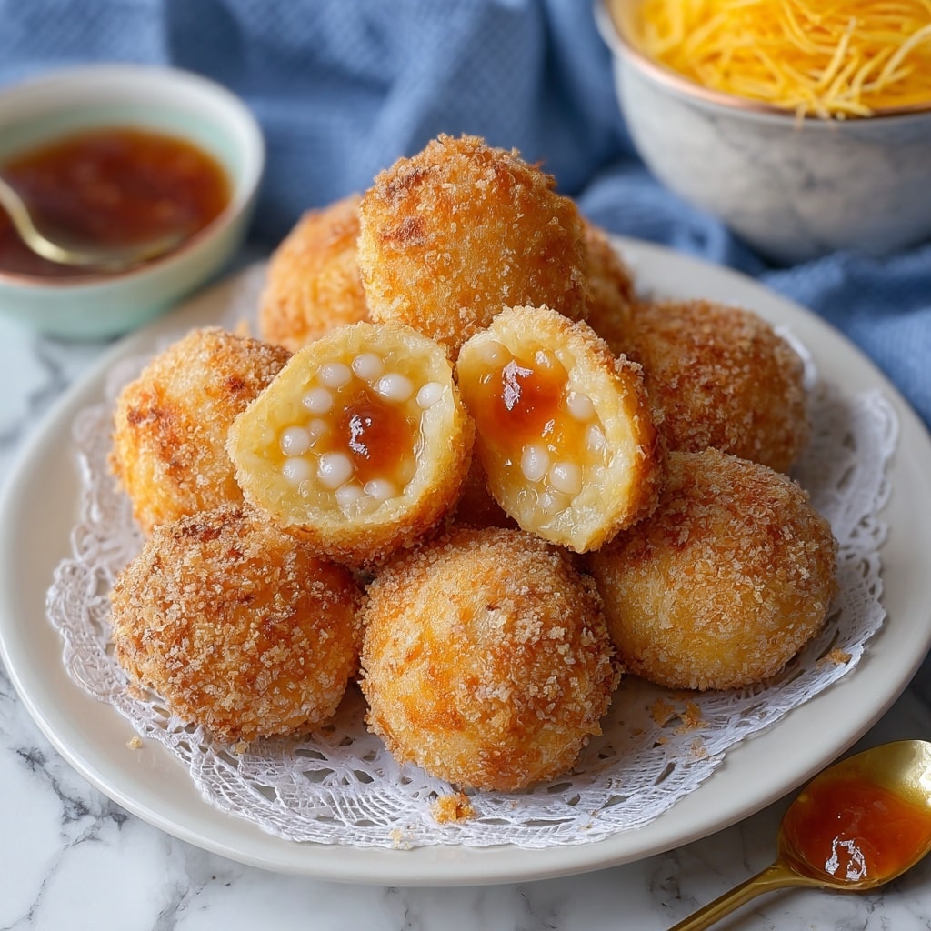 Cheesy Sicilian Arancini Balls Recipe