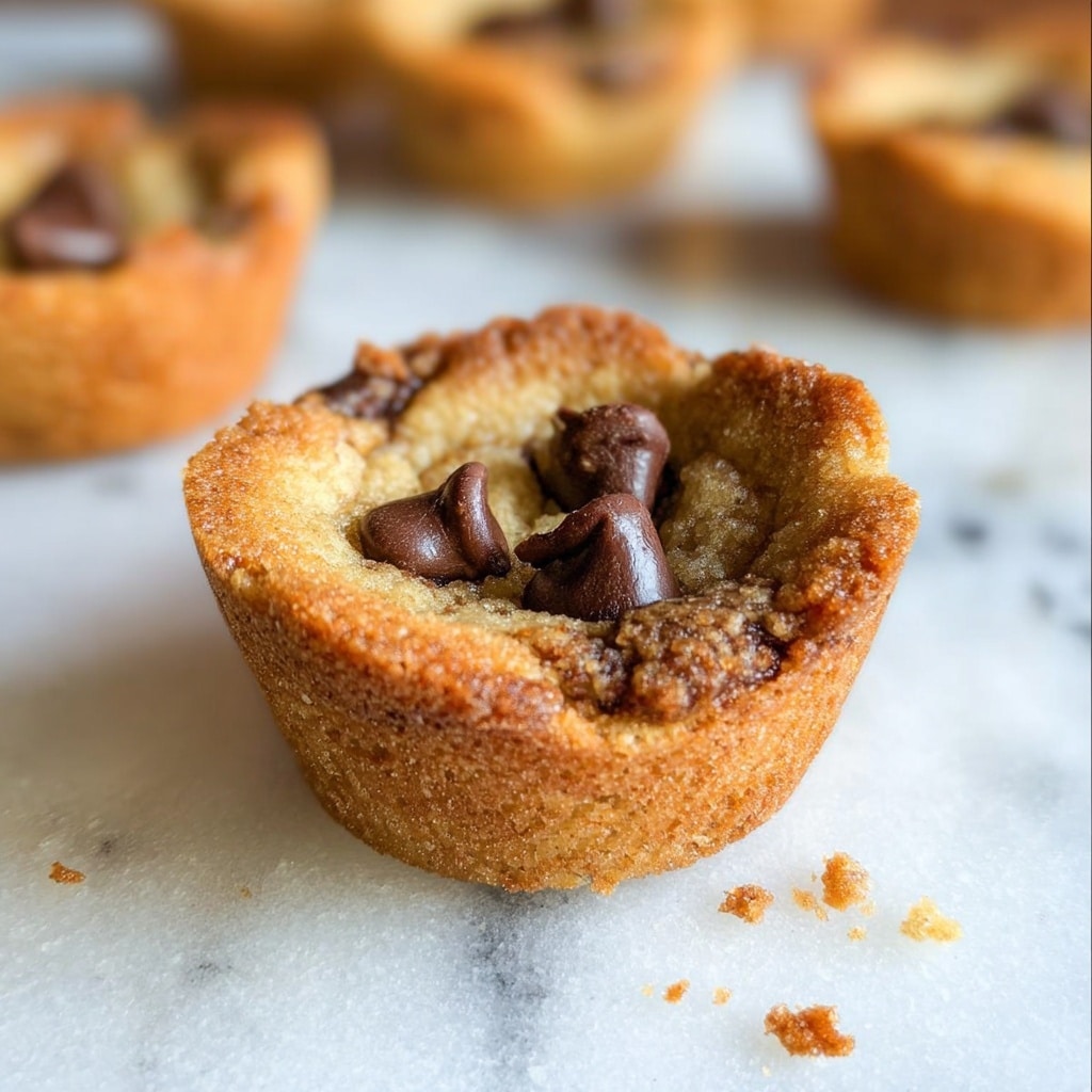Peanut Butter Chocolate Chip Cookie Cups Recipe - Recipe Image
