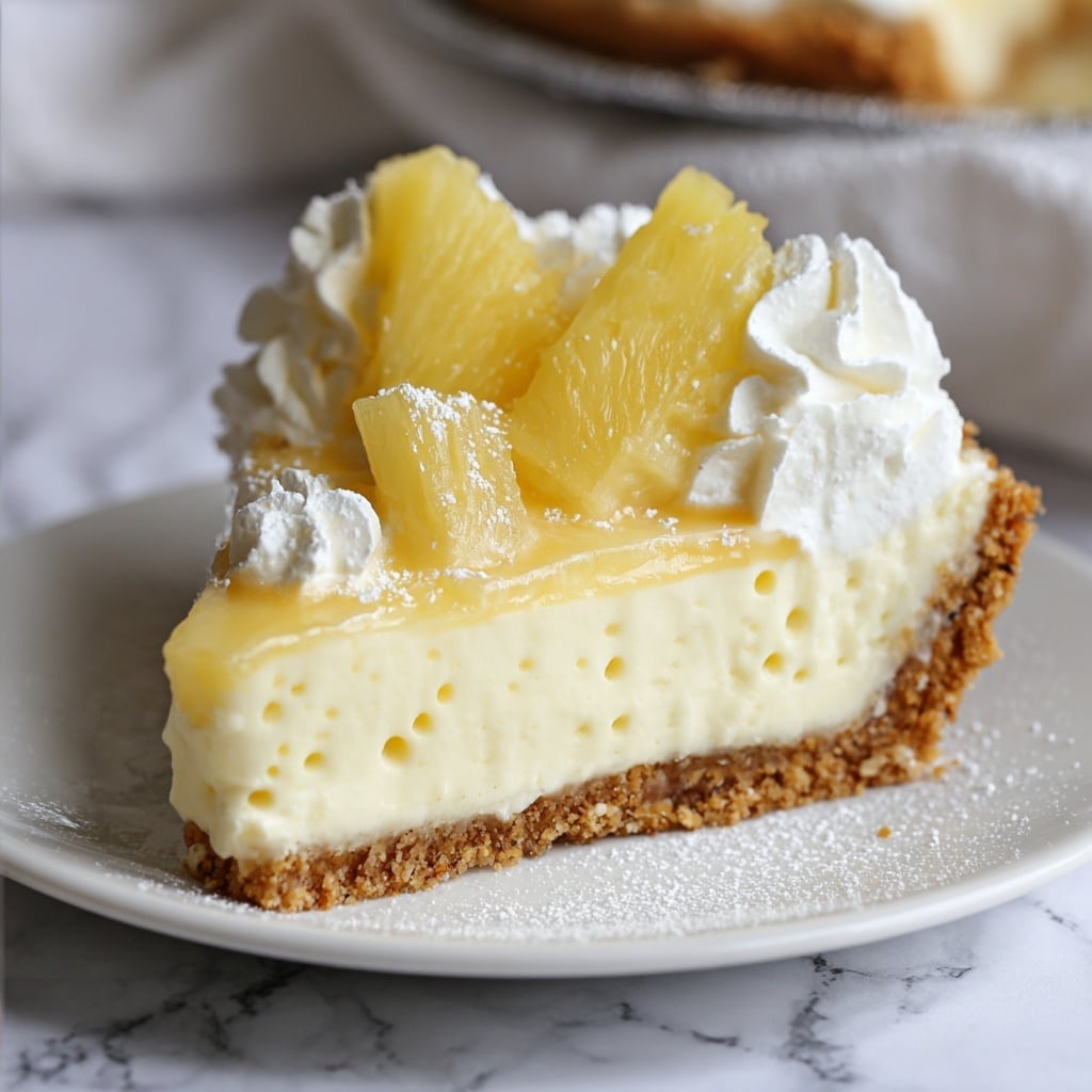 Pineapple Right Side Up Cheesecake Recipe - Recipe Image