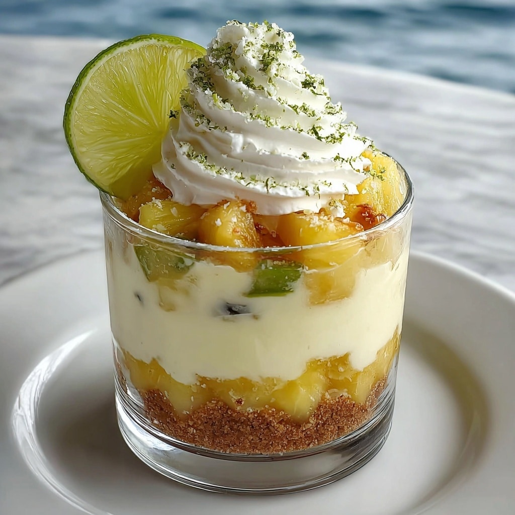 Key Lime Pie Cheesecake Pina Colada Recipe - Recipe Image