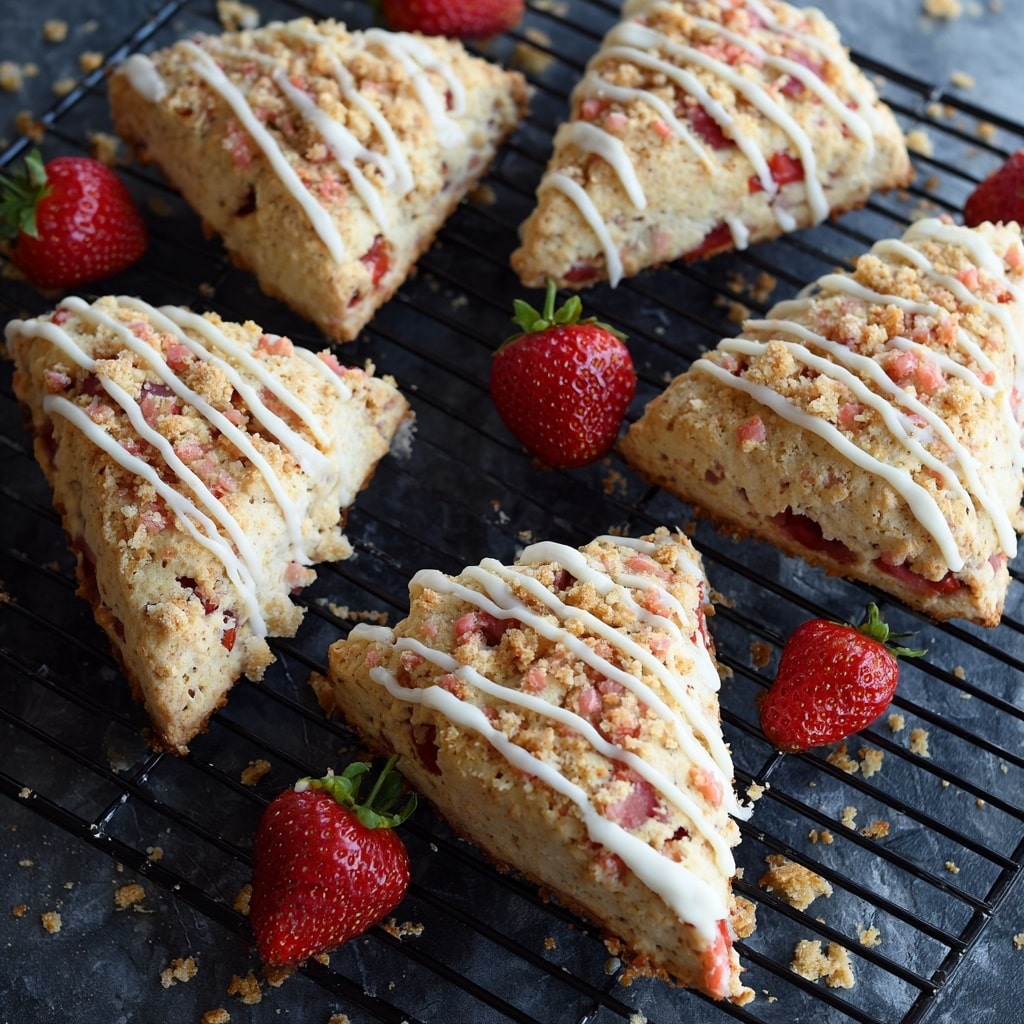 Strawberry Shortcake Scones Recipe - Recipe Image