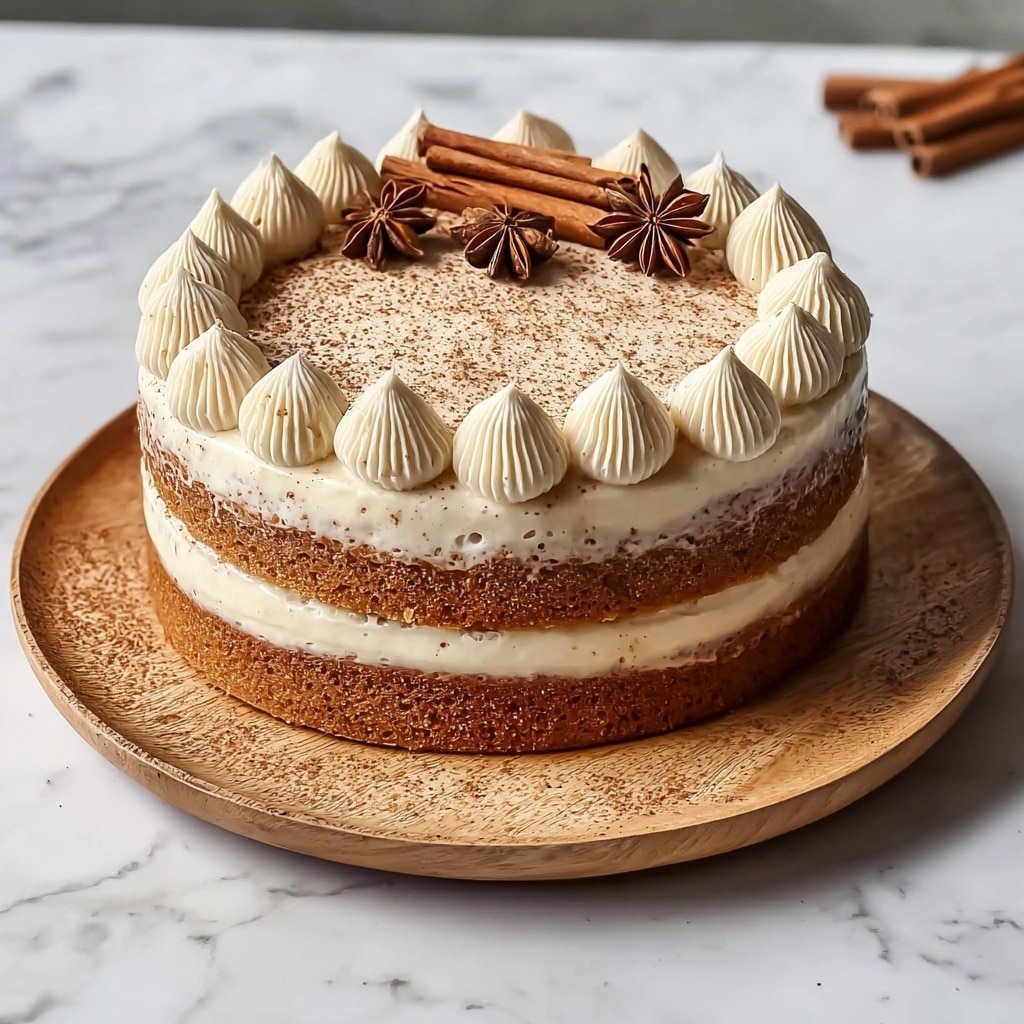 Spiced Brown Sugar Chai Layer Cake Recipe - Recipe Image