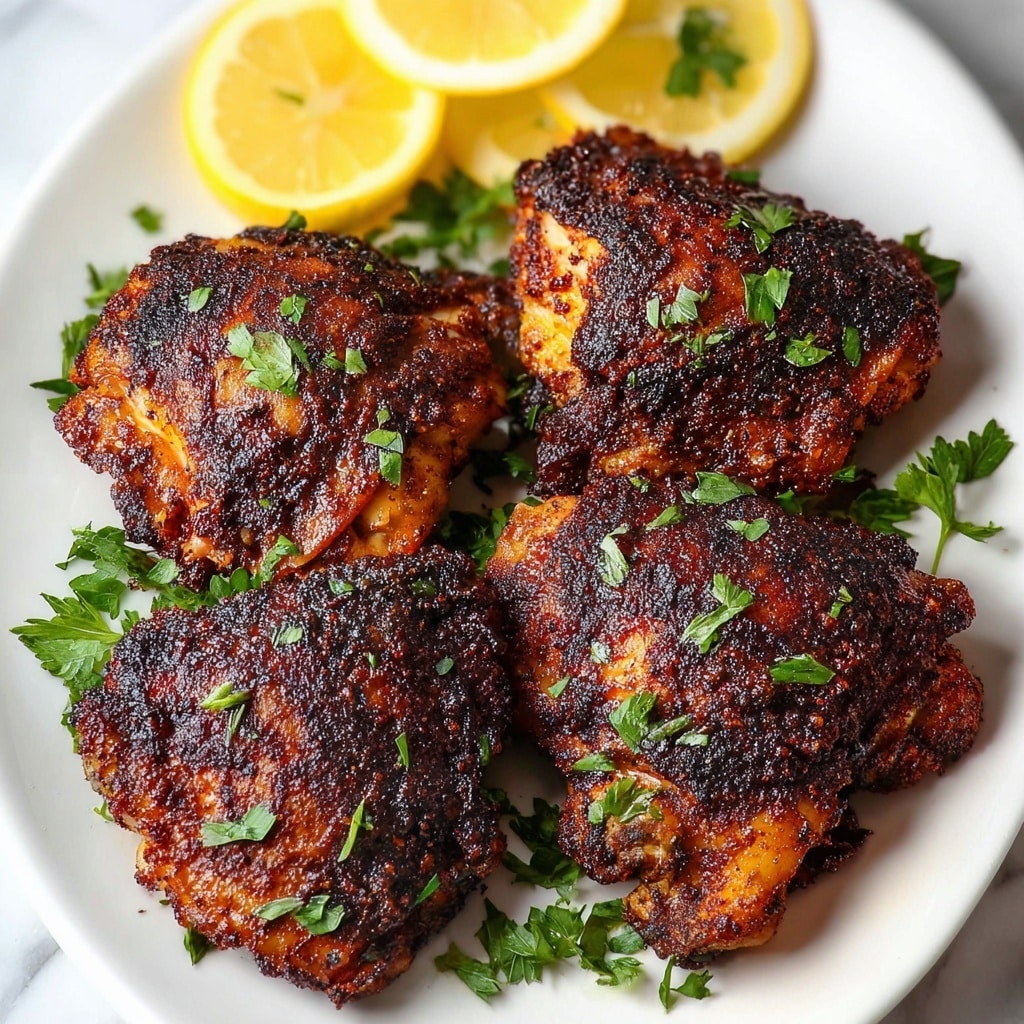 Air Fryer Chicken Thighs Recipe - Recipe Image