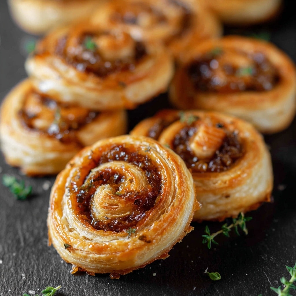 Fig and Goat Cheese Pinwheels Recipe - Recipe Image