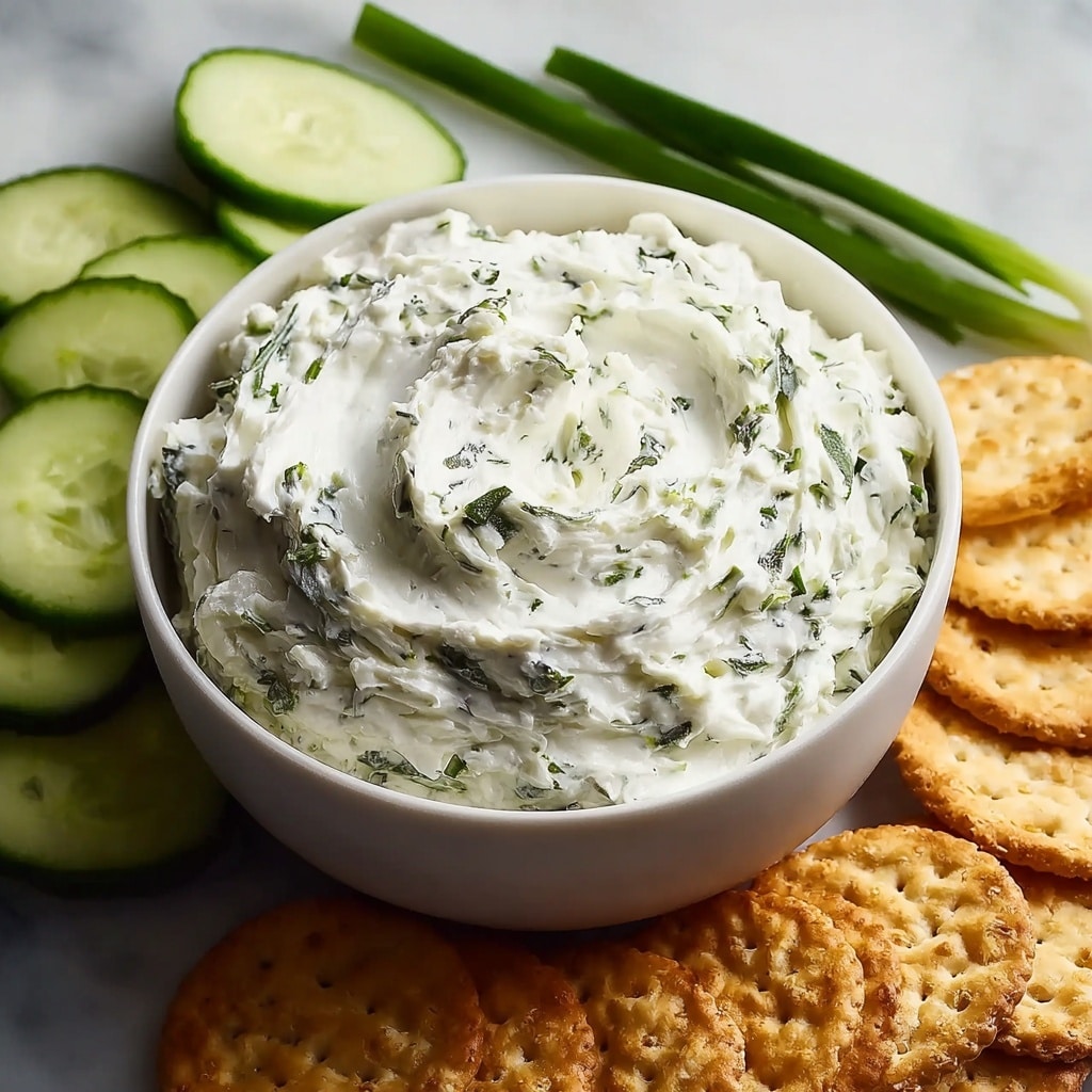 Cucumber Cream Cheese Spread Recipe - Recipe Image