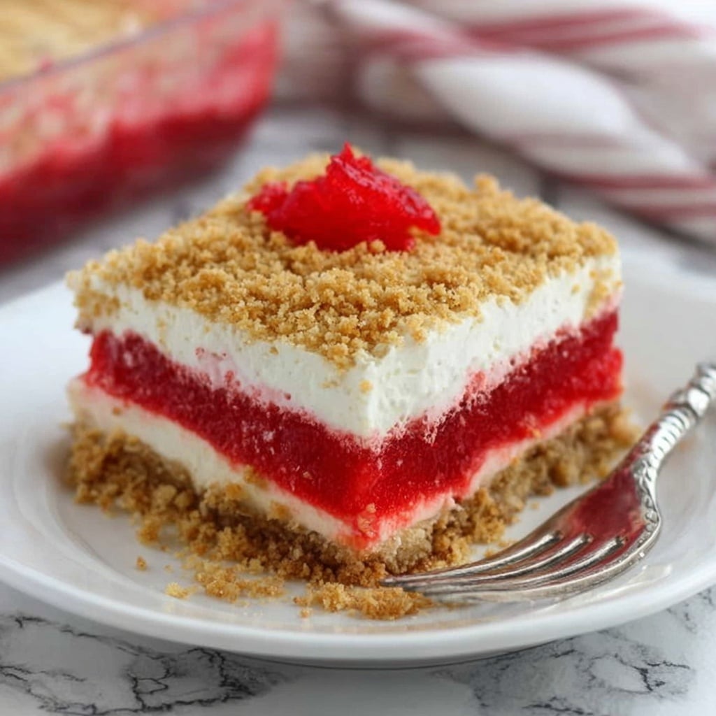 No-Bake Rhubarb Dessert Recipe - Recipe Image