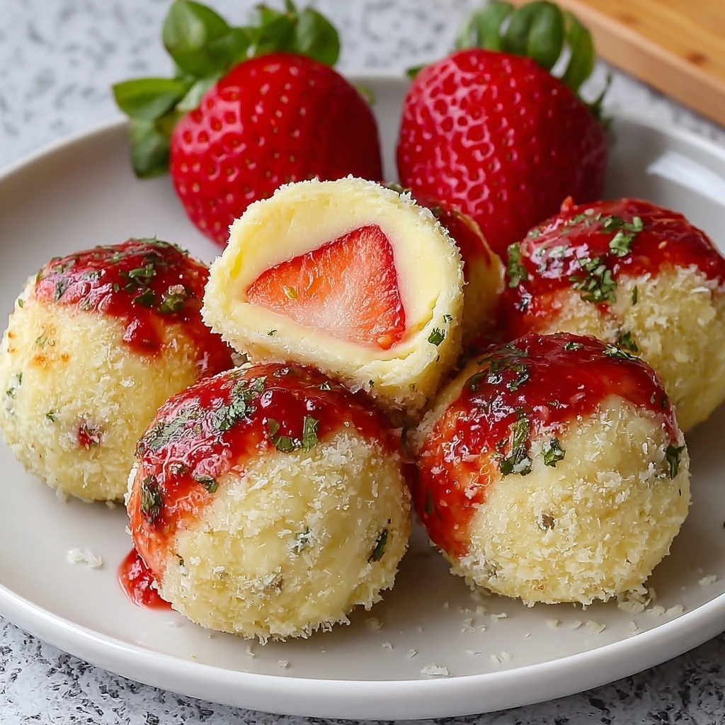 Traditional Polish Strawberry Knedle Recipe - Recipe Image