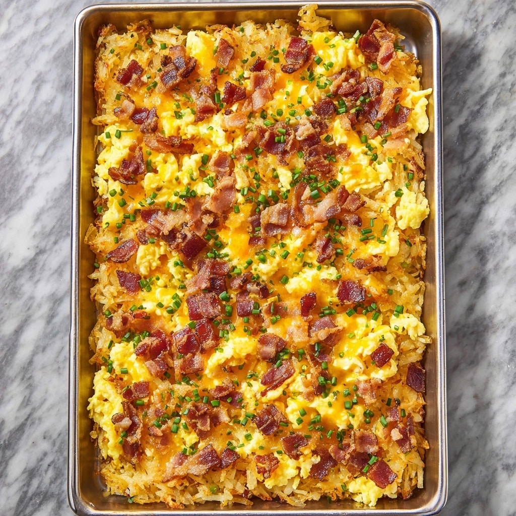 Hash Brown Breakfast Pizza Recipe - Recipe Image