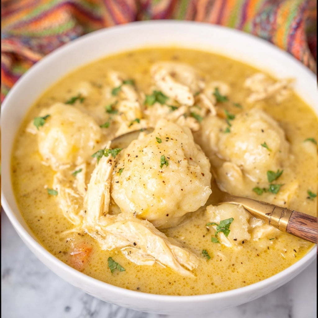 Crock Pot Chicken and Dumplings Recipe - Recipe Image