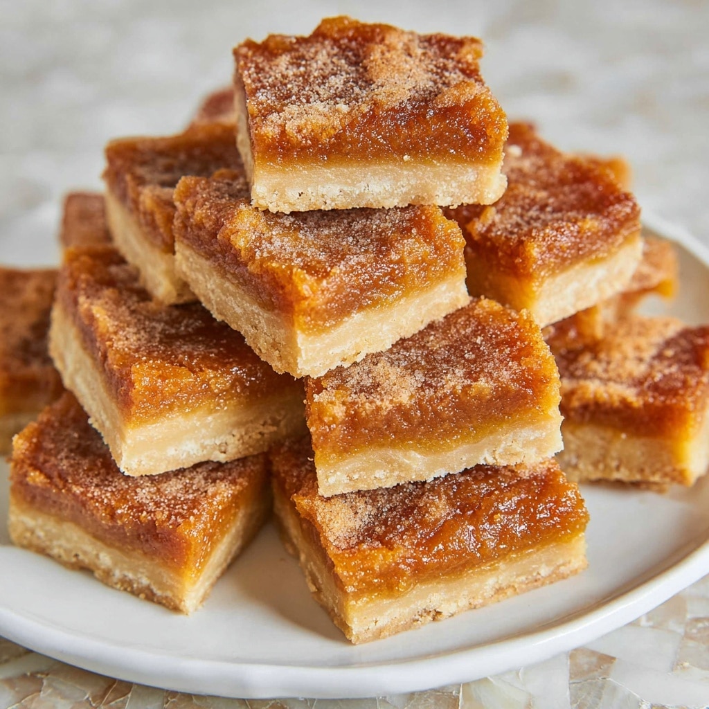 Pumpkin Pie Snickerdoodle Bars Recipe - Recipe Image
