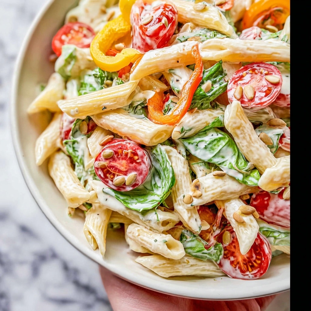 Buttermilk Pasta Salad Recipe - Recipe Image