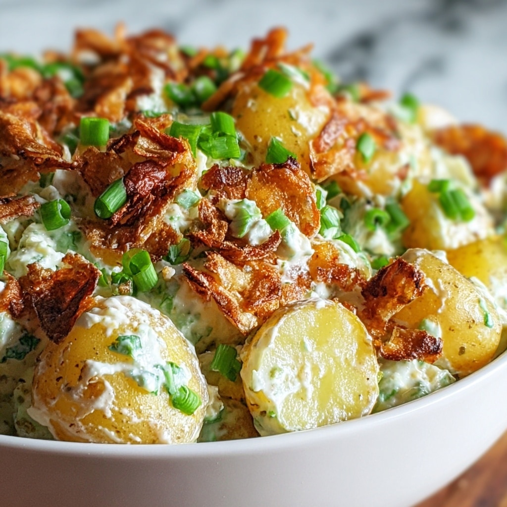 Crispy Smashed Potato Salad Recipe - Recipe Image