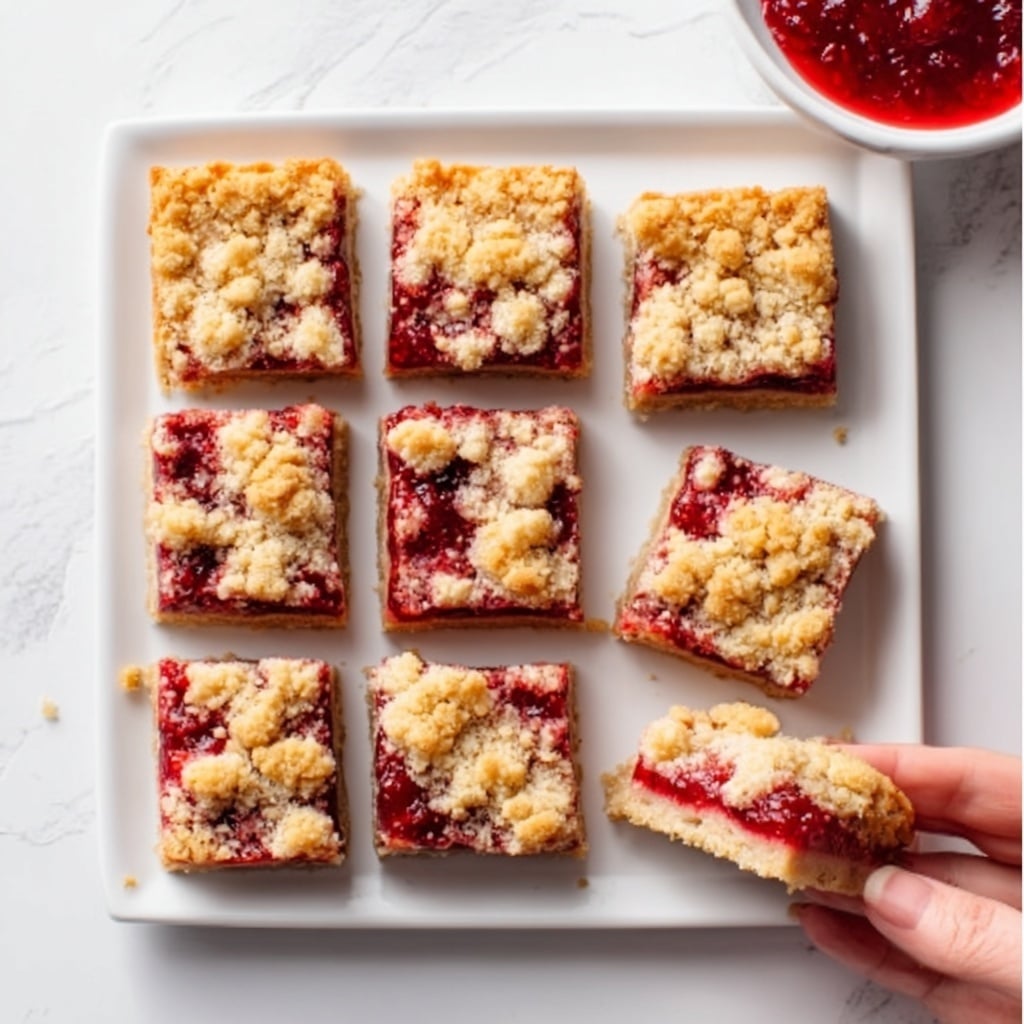 Cherry Almond Cheesecake Bars Recipe - Recipe Image