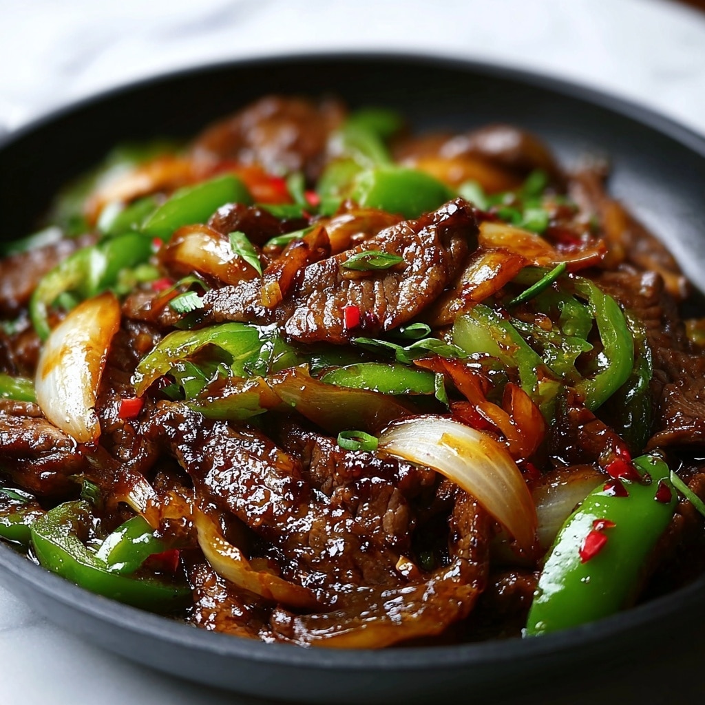 Sizzling Pepper Steak with Onions Recipe - Recipe Image