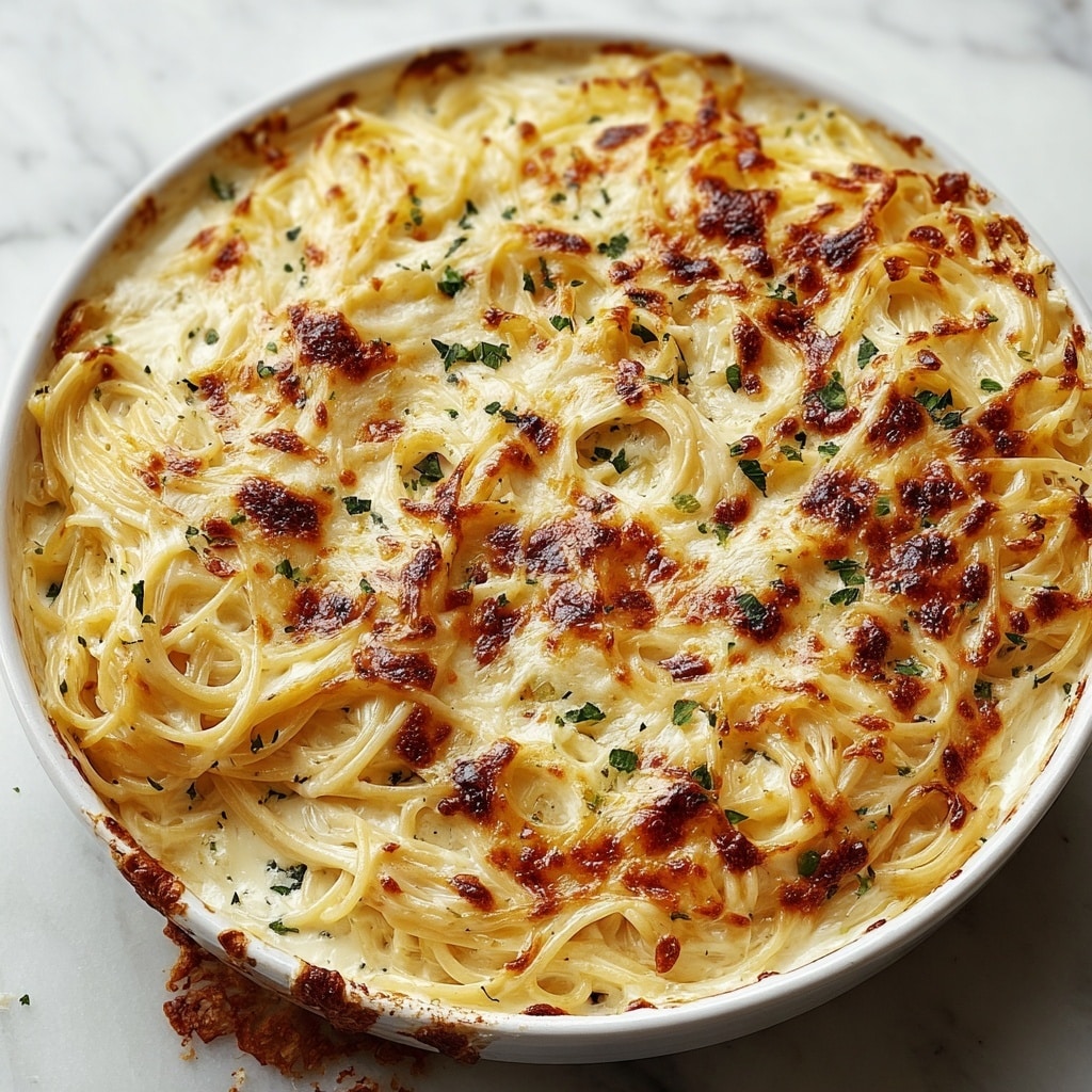 Baked Cream Cheese Spaghetti Recipe - Recipe Image