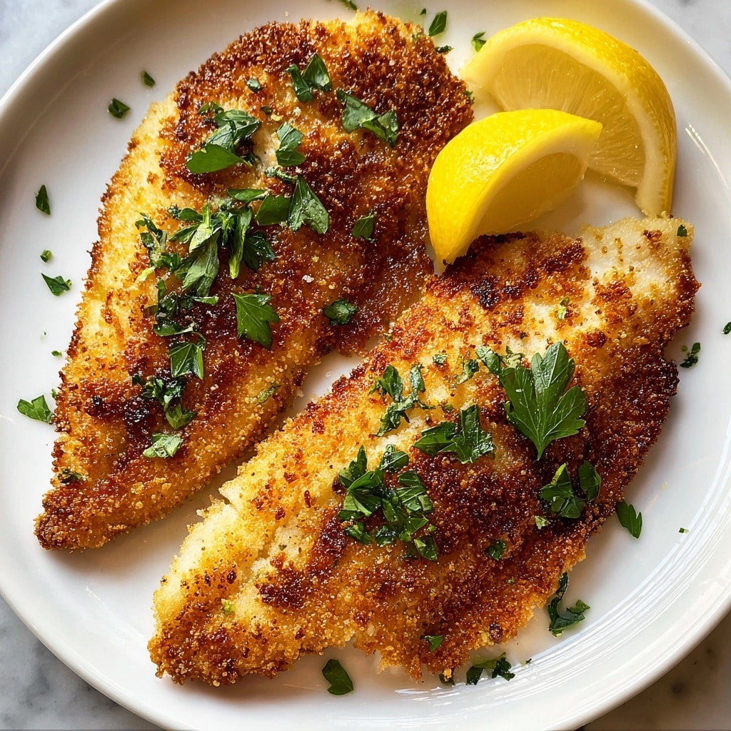 Crispy Fried Flounder with Homemade Tartar Sauce Recipe - Recipe Image