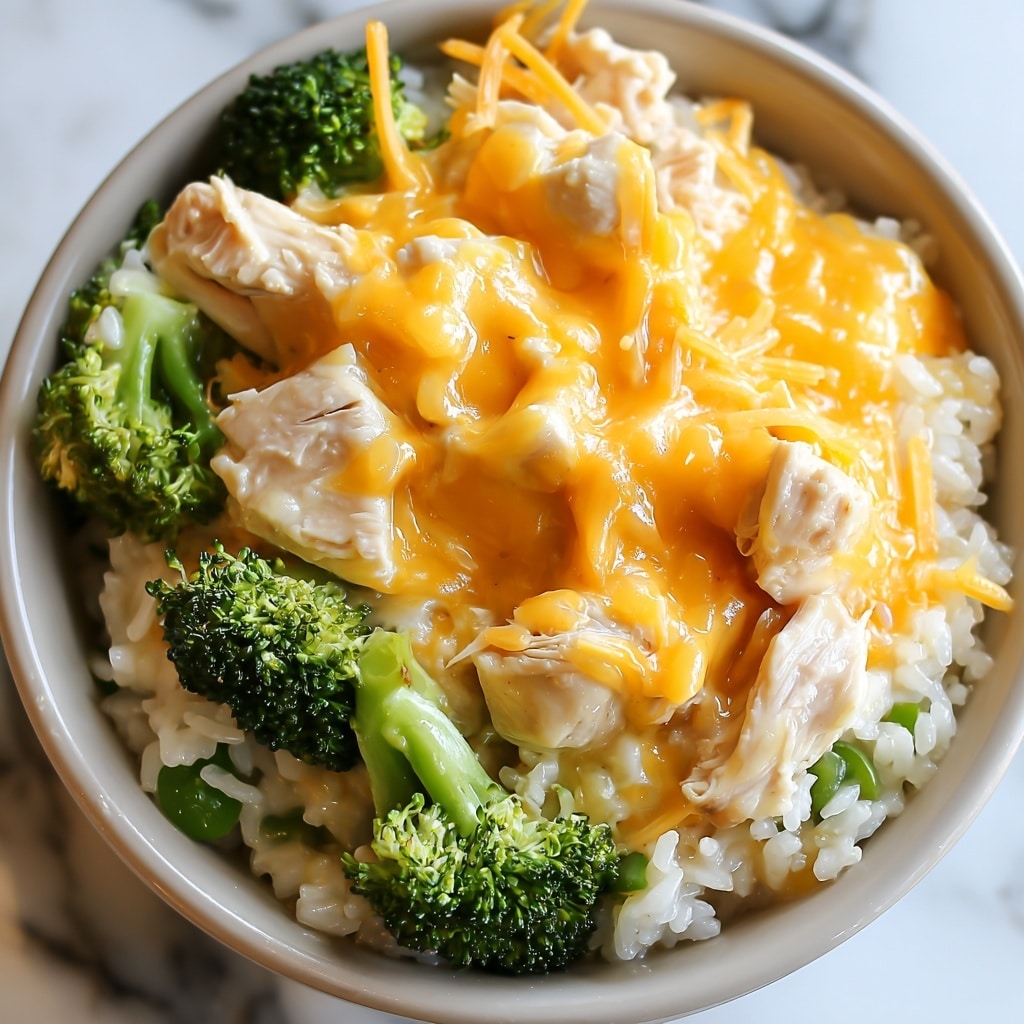 Crockpot Cheesy Chicken Broccoli Rice Recipe - Recipe Image