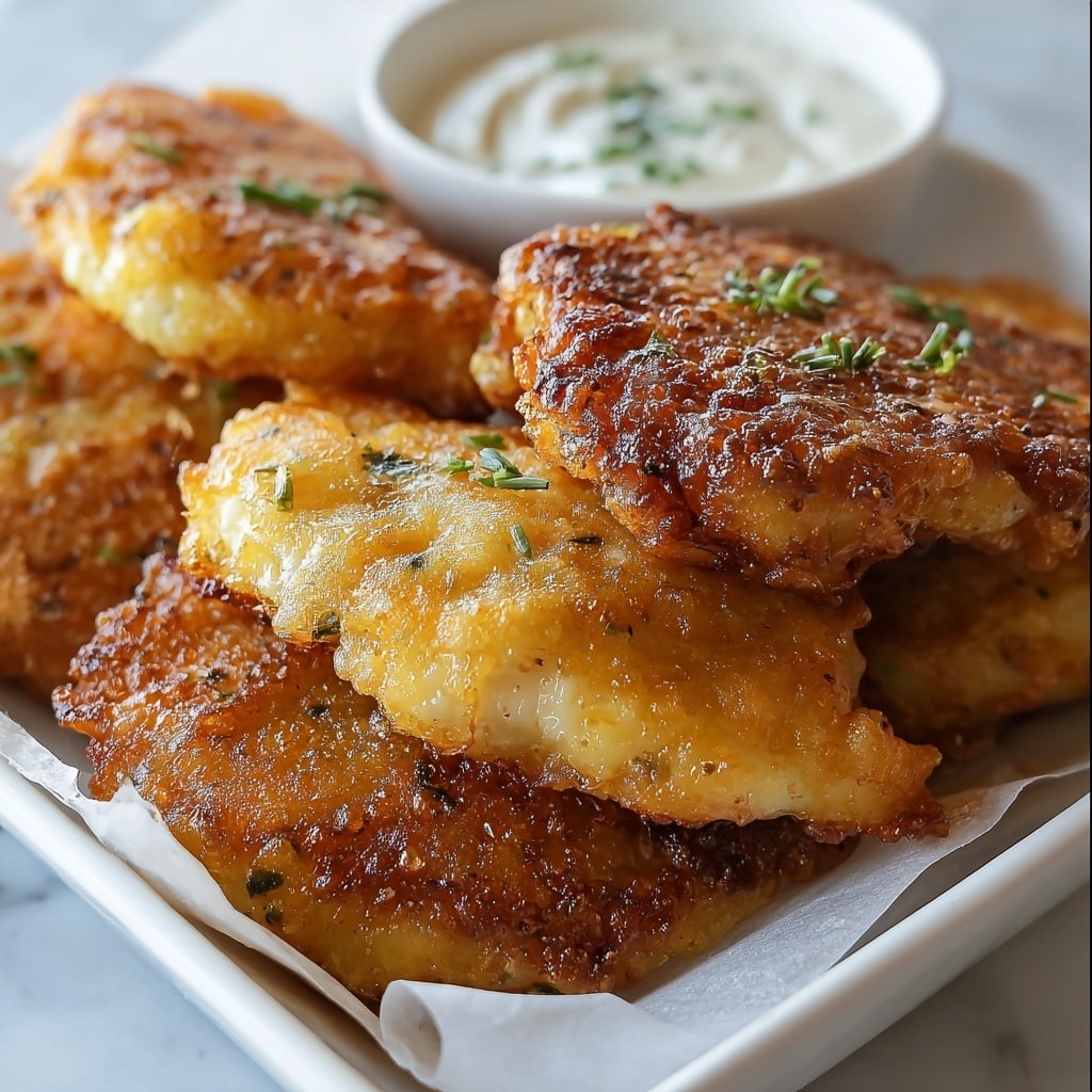 Dill Pickle Chicken Fritters Recipe - Recipe Image