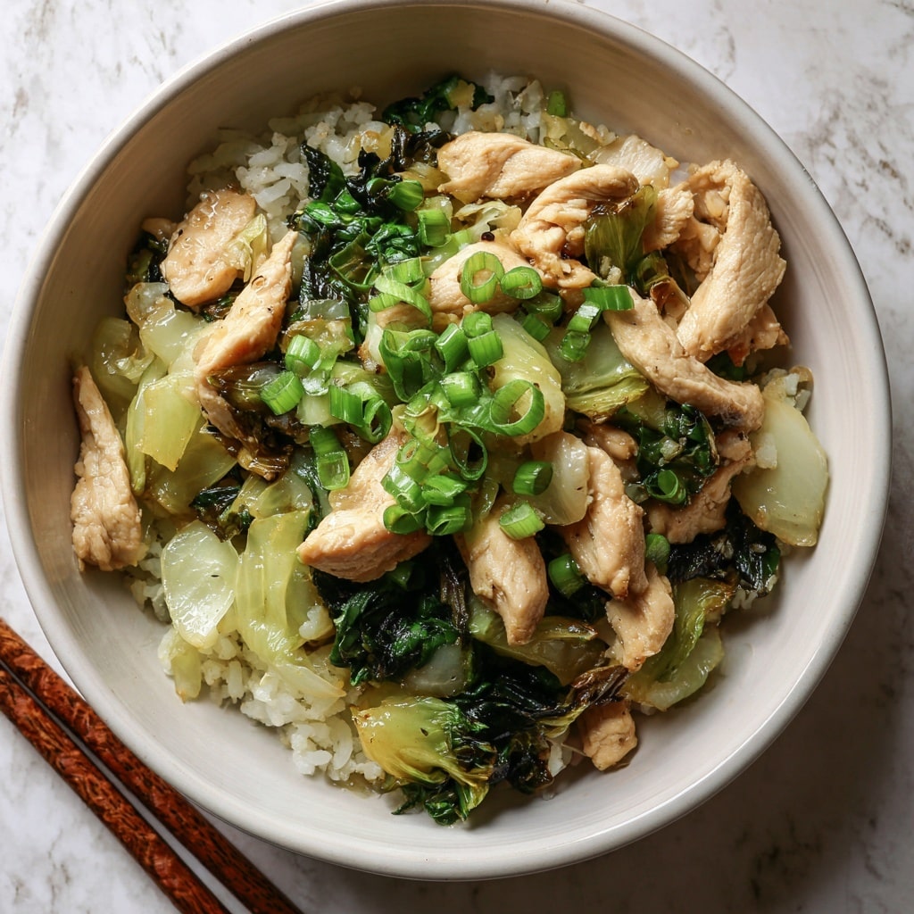Chinese Chicken Cabbage Stir-Fry Recipe - Recipe Image