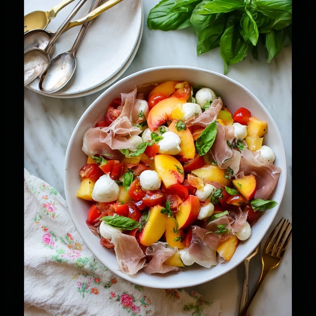 Peach Caprese Salad Recipe - Recipe Image